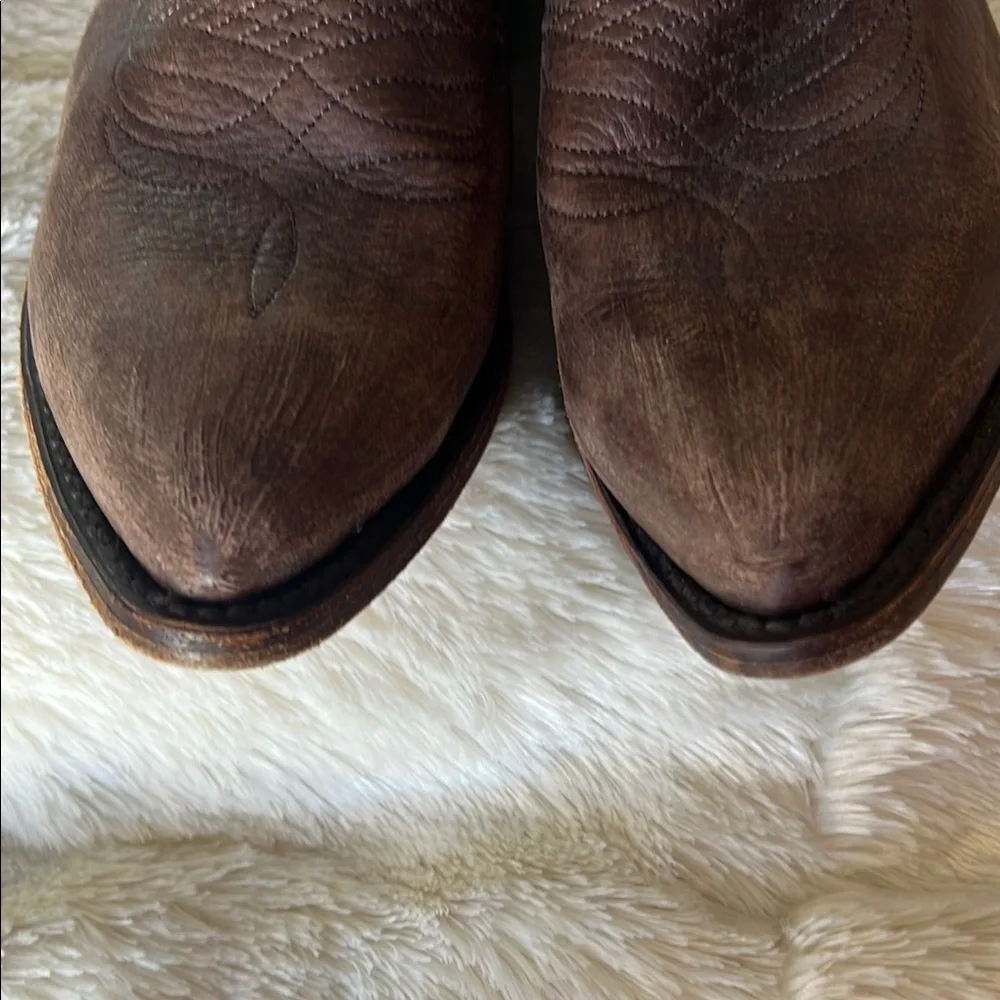 Frye Billy Leather Western Boots 8.5 - Picture 4 of 8